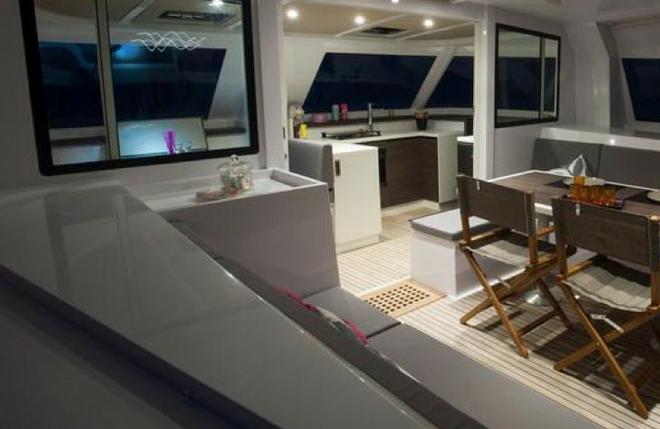 Nautitech Open 40 interior ©  SW